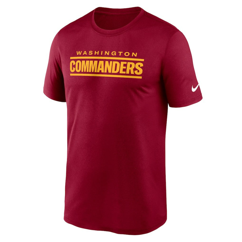 Washington Commanders Primetime Legend Wordmark Performance T-Shirt | NFL Online