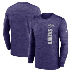 Baltimore Ravens Sideline Velocity Dri-FIT Long Sleeve T-Shirt | NFL Sale