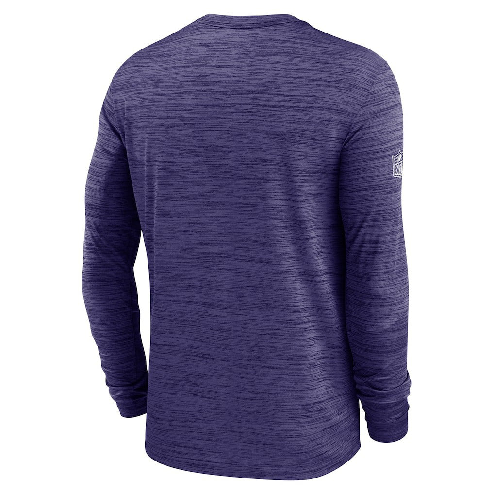 Baltimore Ravens Sideline Velocity Dri-FIT Long Sleeve T-Shirt | NFL Sale