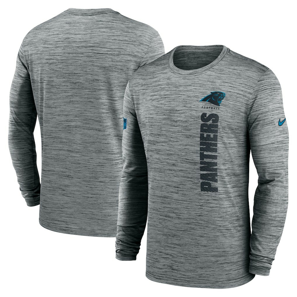 Carolina Panthers Sideline Velocity Dri-FIT Long Sleeve T-Shirt | NFL Discount