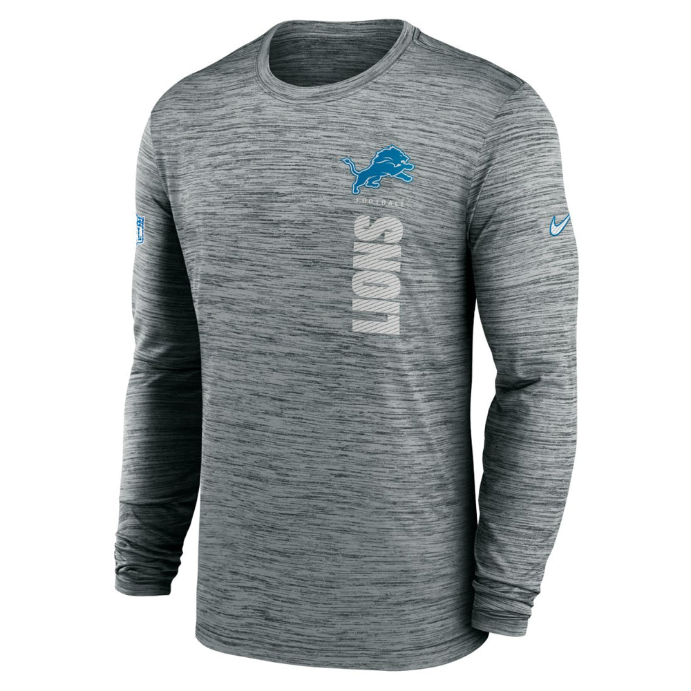 Detroit Lions Sideline Velocity Dri-FIT Long Sleeve T-Shirt | NFL On sale