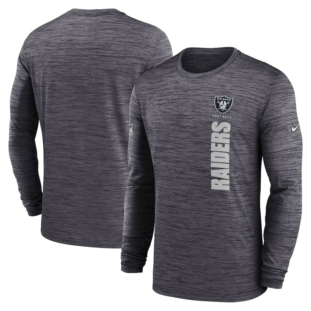 Las Vegas Raiders Sideline Velocity Dri-FIT Long Sleeve T-Shirt | NFL US