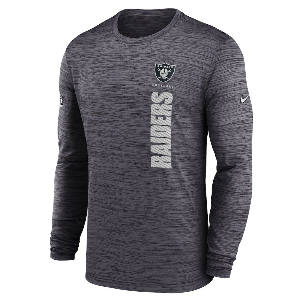 Las Vegas Raiders Sideline Velocity Dri-FIT Long Sleeve T-Shirt | NFL US