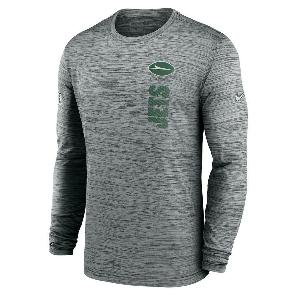 New York Jets Sideline Velocity Dri-FIT Long Sleeve T-Shirt | NFL Online