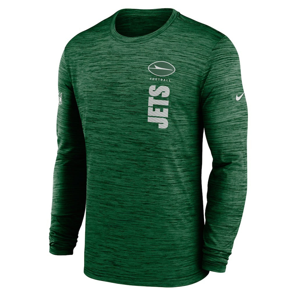 New York Jets Sideline Velocity Dri-FIT Long Sleeve T-Shirt | NFL Online