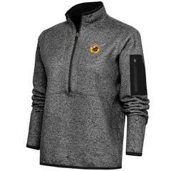 San Diego Padres Antigua Women's Cooperstown Logo Fortune Quarter-Zip Pullover Jacket - MLB Jackets