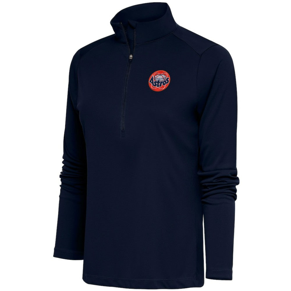Houston Astros Antigua Women's Cooperstown Tribute Half-Zip Pullover Top - MLB Pullover