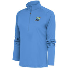 Tampa Bay Rays Antigua Women's Cooperstown Tribute Half-Zip Pullover Top - MLB Pullover