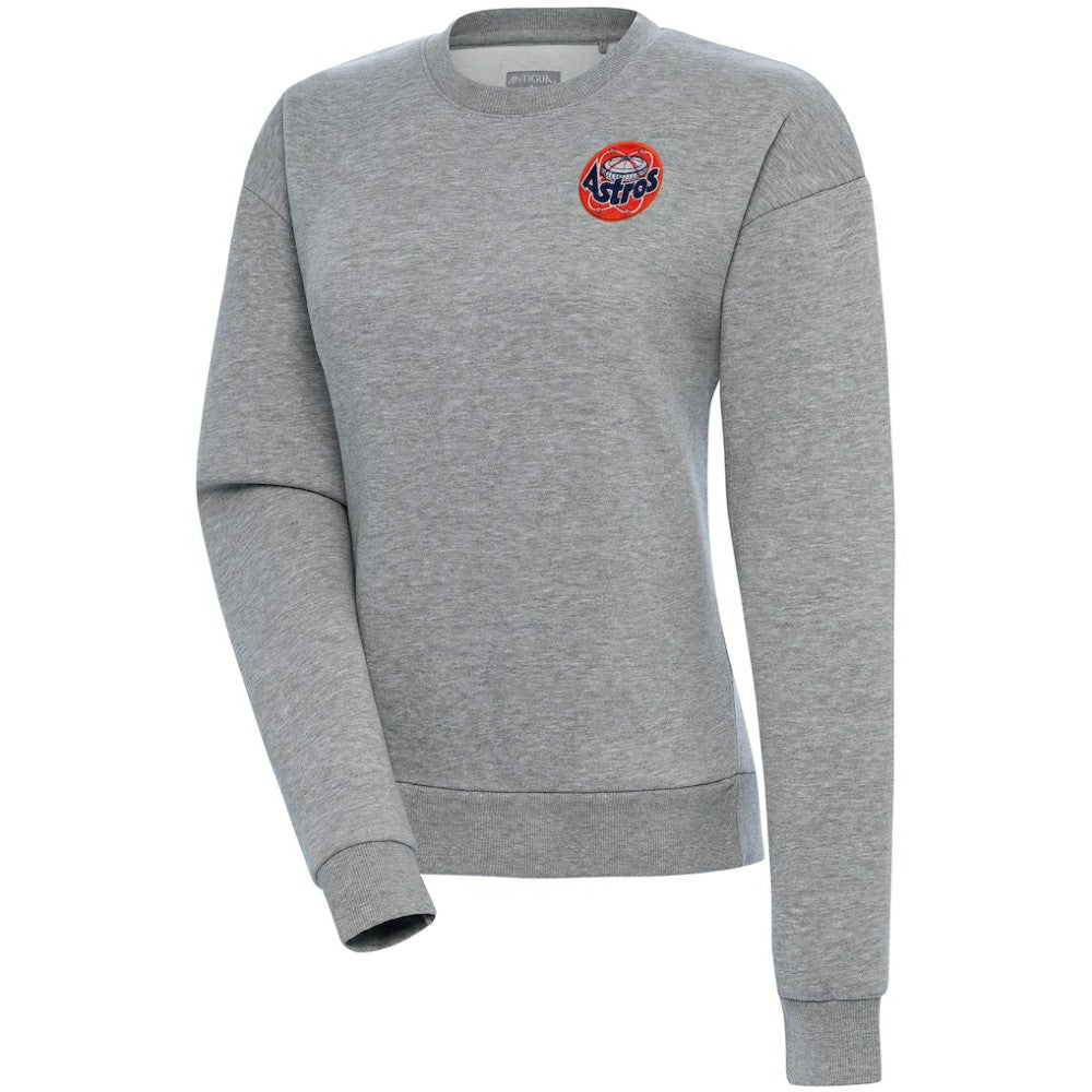 Houston Astros Antigua Women's Cooperstown Victory Crewneck Pullover Sweatshirt - MLB Pullover