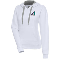 Arizona Diamondbacks Antigua Women's Cooperstown Victory Pullover Hoodie - MLB Hoodies