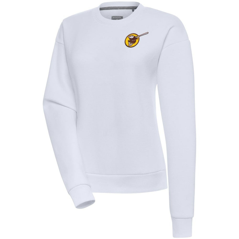 San Diego Padres Antigua Women's Cooperstown Victory Crewneck Pullover Sweatshirt - MLB Pullover