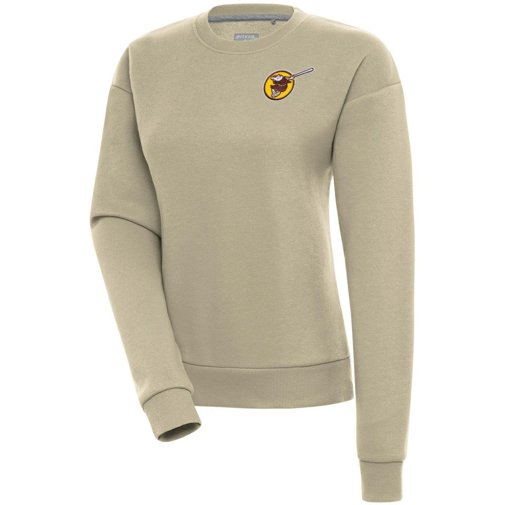 San Diego Padres Antigua Women's Cooperstown Victory Crewneck Pullover Sweatshirt - MLB Pullover