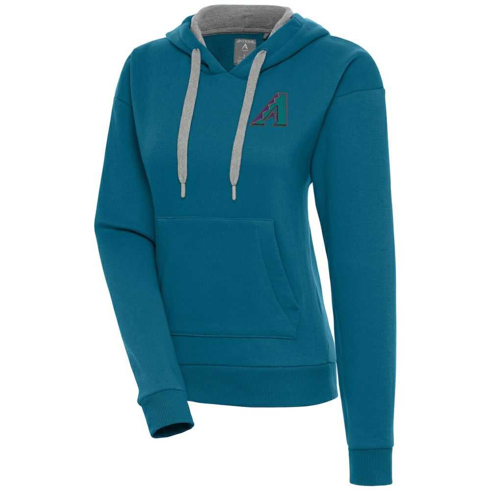 Arizona Diamondbacks Antigua Women's Cooperstown Victory Pullover Hoodie - MLB Hoodies