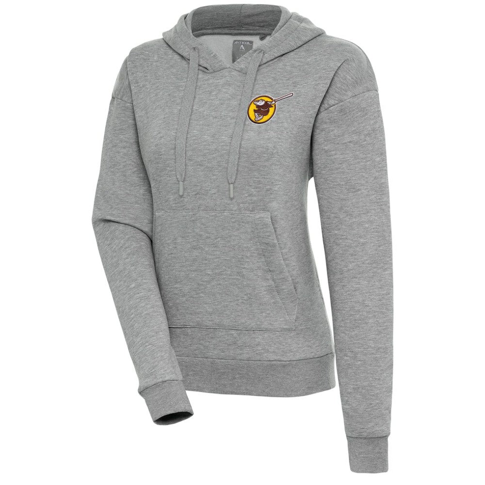 San Diego Padres Antigua Women's Cooperstown Victory Pullover Hoodie - MLB Hoodies