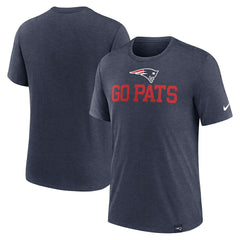 New England Patriots Blitz Tri-Blend T-Shirt | NFL US
