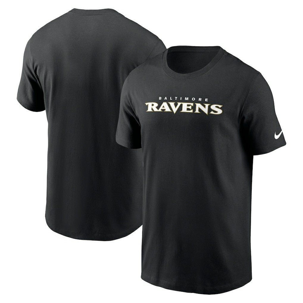Baltimore Ravens Primetime Wordmark Essential T-Shirt | NFL New