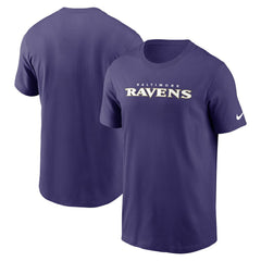 Baltimore Ravens Primetime Wordmark Essential T-Shirt | NFL On sale