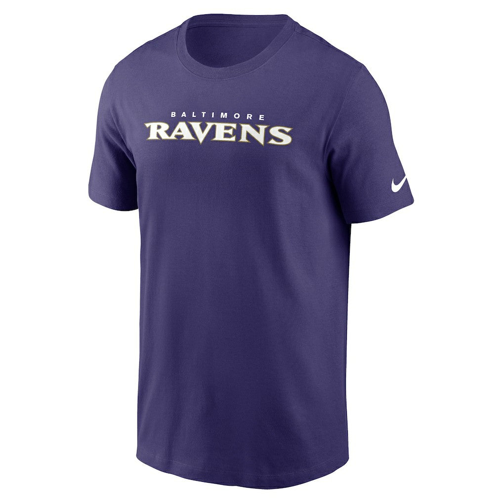 Baltimore Ravens Primetime Wordmark Essential T-Shirt | NFL On sale