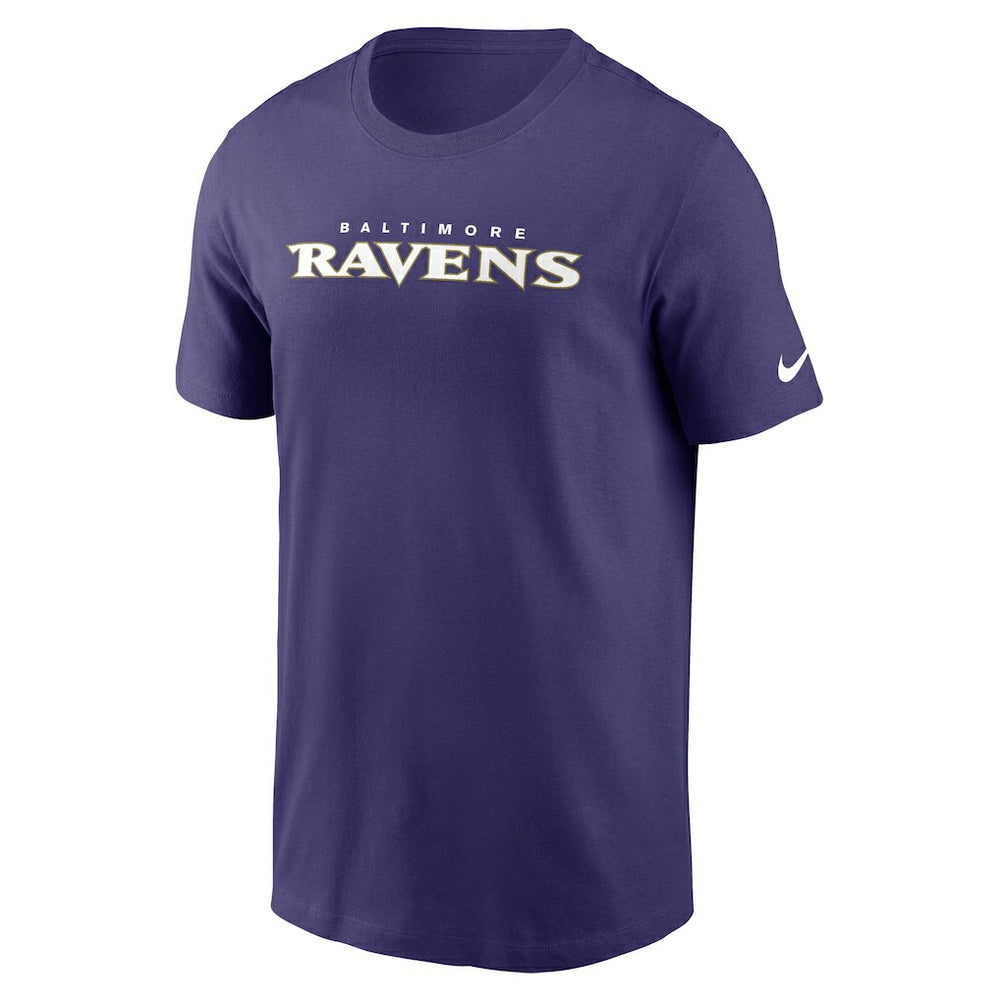 Baltimore Ravens Primetime Wordmark Essential T-Shirt | NFL On sale