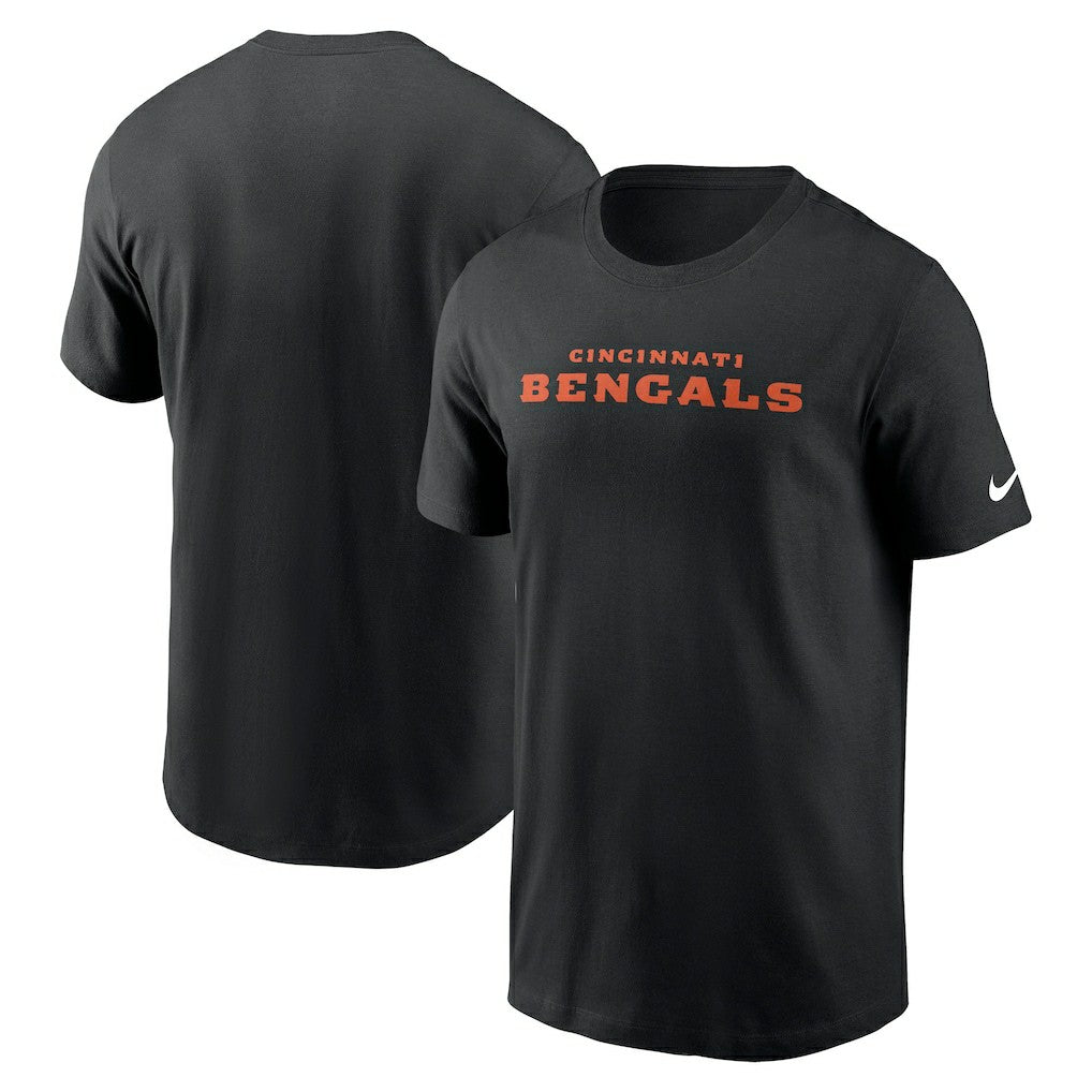 Cincinnati Bengals Primetime Wordmark Essential T-Shirt | NFL US
