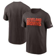 Cleveland Browns Primetime Wordmark Essential T-Shirt | NFL Discount
