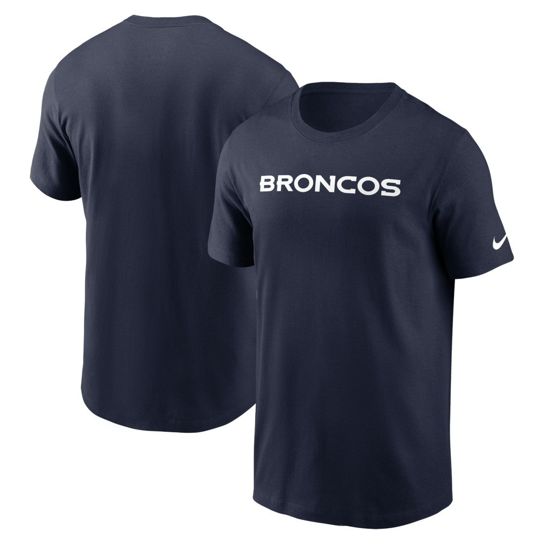 Denver Broncos Primetime Wordmark Essential T-Shirt | NFL New