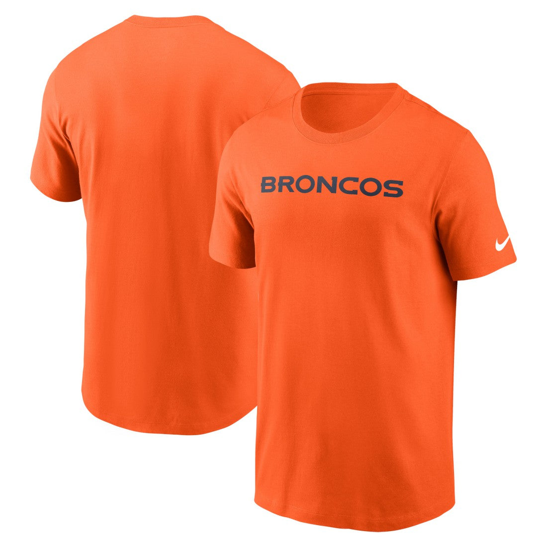 Denver Broncos Primetime Wordmark Essential T-Shirt | NFL Hot