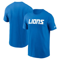 Detroit Lions Primetime Wordmark Essential T-Shirt | NFL US