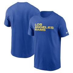 Los Angeles Rams Primetime Wordmark Essential T-Shirt | NFL Hot