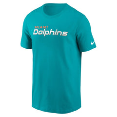 Miami Dolphins Primetime Wordmark Essential T-Shirt | NFL Online