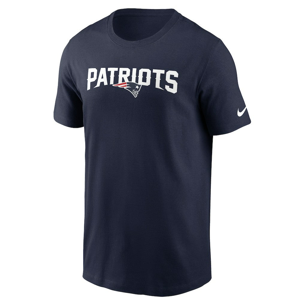 New England Patriots Primetime Wordmark Essential T-Shirt | NFL Sale