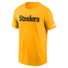 Pittsburgh Steelers Primetime Wordmark Essential T-Shirt | NFL On sale