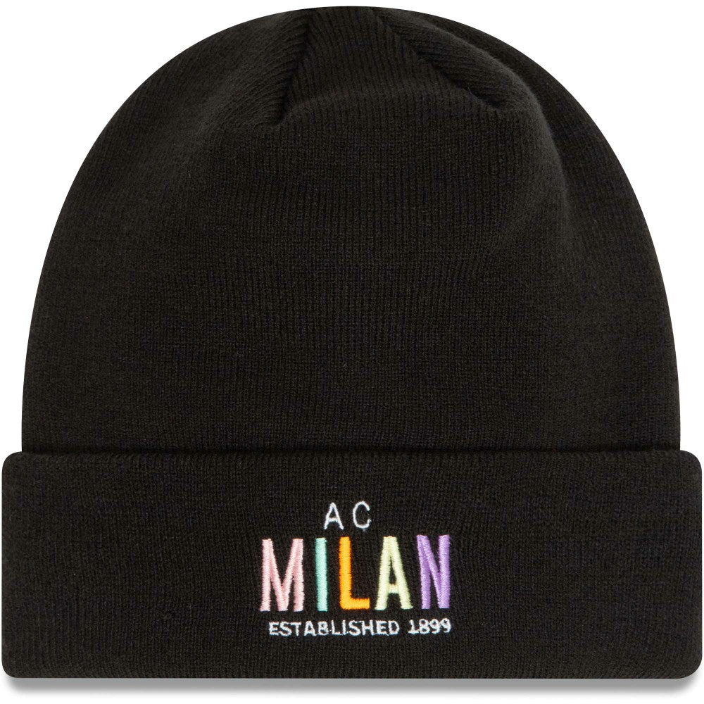 AC Milan New Era Wordmark Cuffed Knit Hat