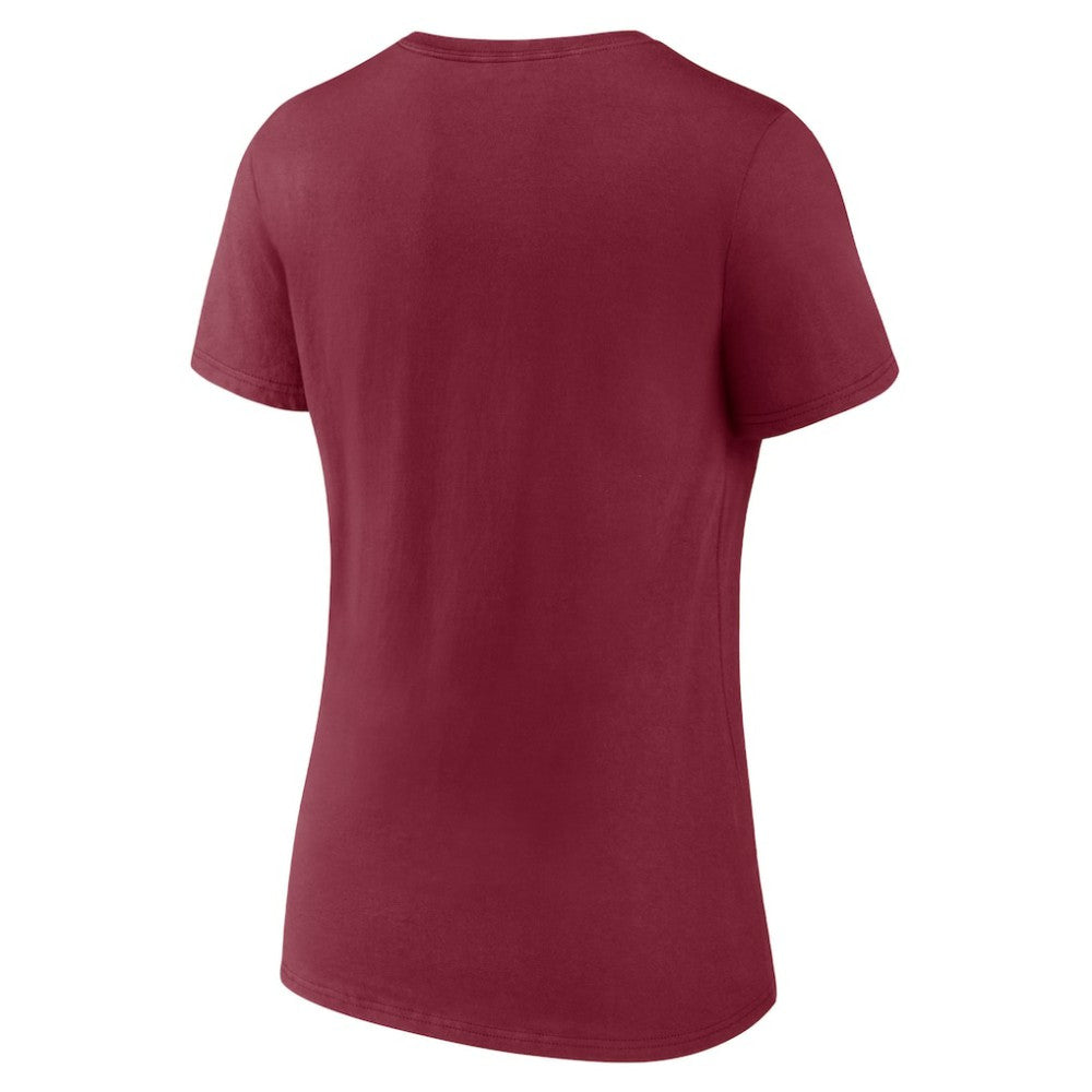 Colorado Avalanche Women's Slapshot V-Neck T-Shirt -  NHL T-shirts