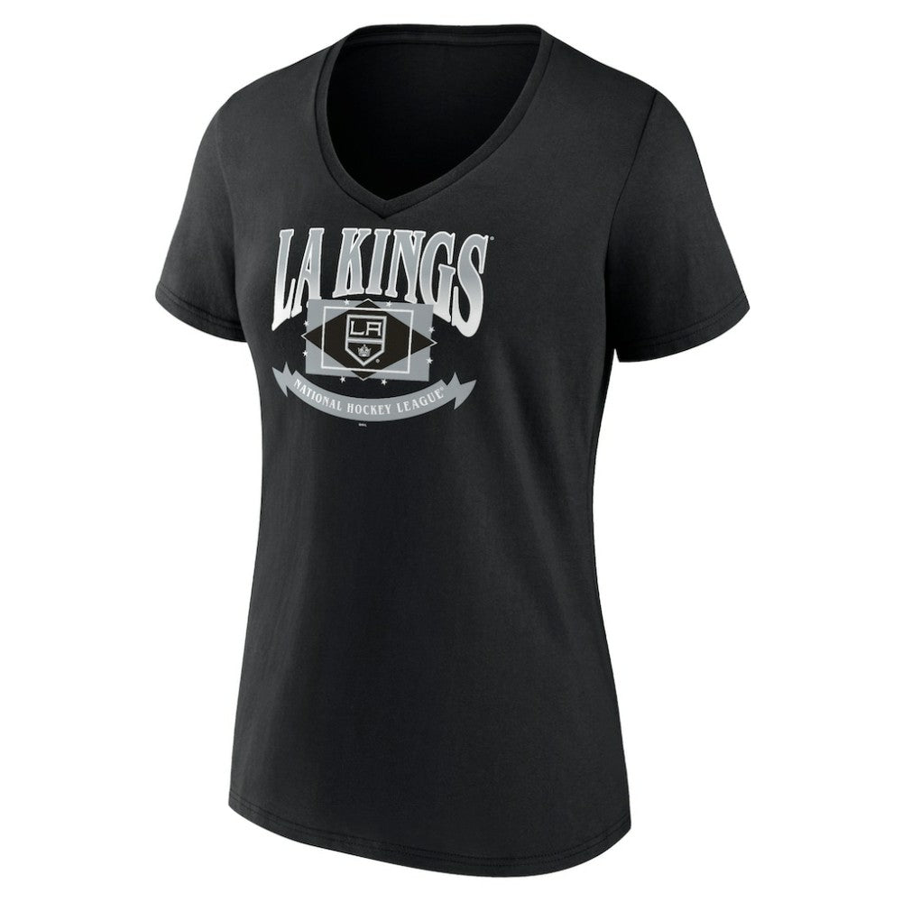 Los Angeles Kings Women's Slapshot V-Neck T-Shirt -  NHL T-shirts