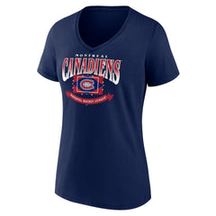 Montreal Canadiens Women's Slapshot V-Neck T-Shirt -  NHL T-shirts