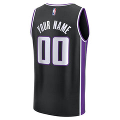Black Sacramento Kings Youth Fast Break Custom Replica Jersey | NBA