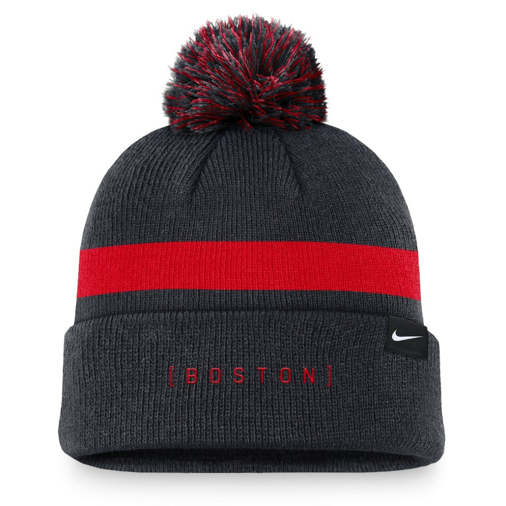 Boston Red Sox Nike Hometown Peak Cuffed Knit Hat with Pom - MLB Hats