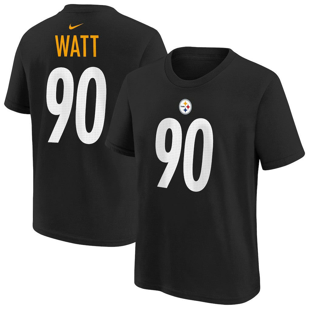 Pittsburgh Steelers T.J. Watt  Youth Player Name & Number T-Shirt | NFL On sale