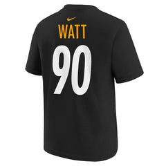 Pittsburgh Steelers T.J. Watt  Youth Player Name & Number T-Shirt | NFL On sale