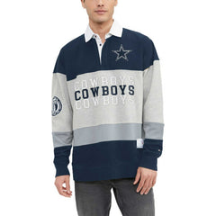 Dallas Cowboys Tommy Hilfiger Connor Oversized Rugby Long Sleeve Polo | NFL New