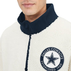 Dallas Cowboys Tommy Hilfiger Jordan Sherpa Quarter-Zip Jacket | NFL Outlet