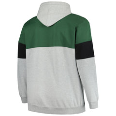 Hunter Green/Black Milwaukee Bucks Big & Tall Pullover Hoodie | NBA
