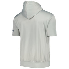 Silver/Light Blue Memphis Grizzlies Short Sleeve Pullover Hoodie | NBA