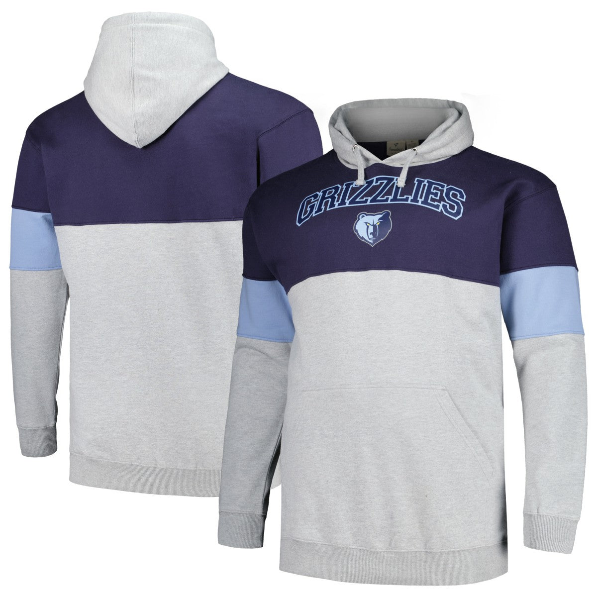 Navy/Light Blue Memphis Grizzlies Big & Tall Pullover Hoodie | NBA