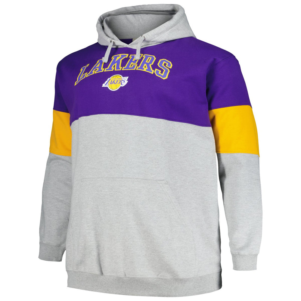 Purple/Gold Los Angeles Lakers Big & Tall Pullover Hoodie | NBA