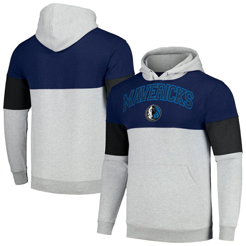 Navy/Black Dallas Mavericks Big & Tall Pullover Hoodie sale | NBA