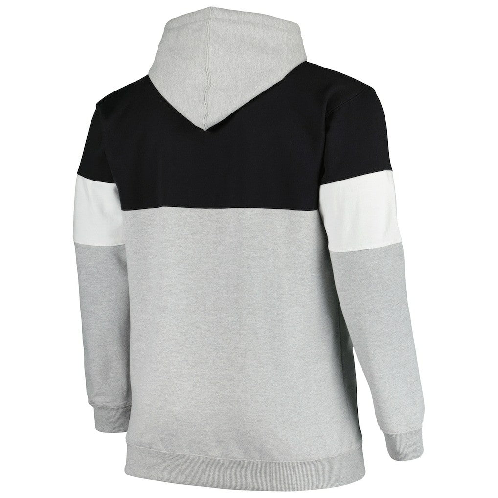 Black/White Brooklyn Nets Big & Tall Pullover Hoodie | NBA
