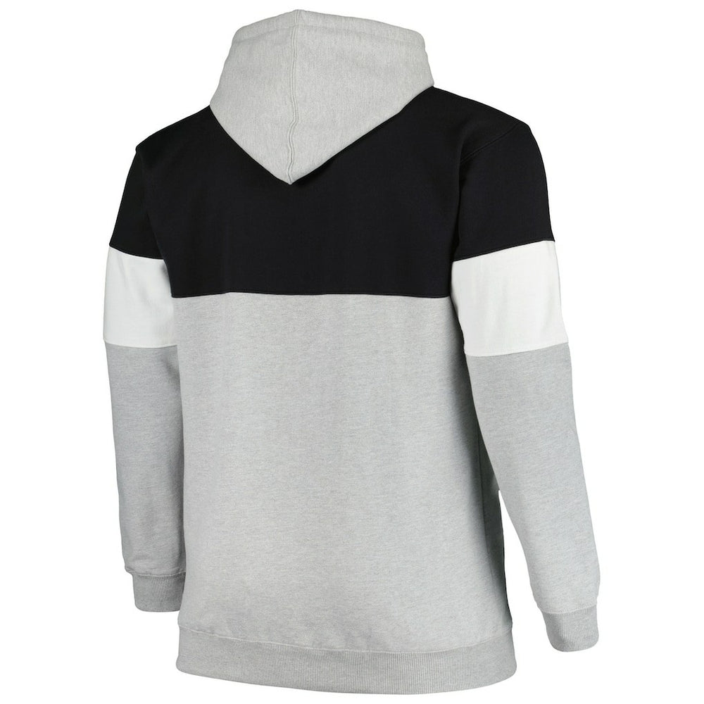 Black/White Brooklyn Nets Big & Tall Pullover Hoodie | NBA