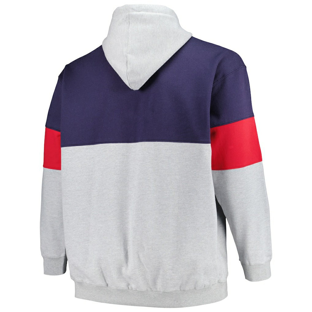 Navy/Red New Orleans Pelicans Big & Tall Pullover Hoodie | NBA